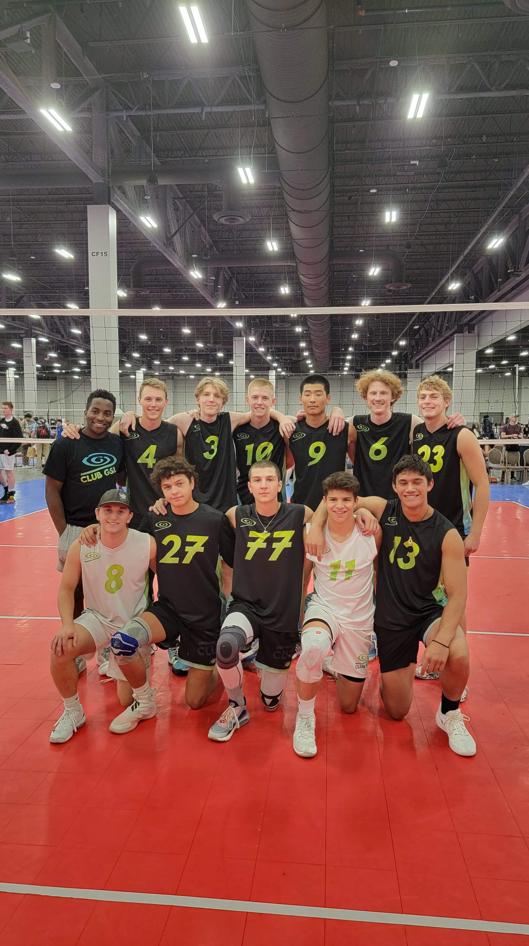 Volleyball moment with the GSL team