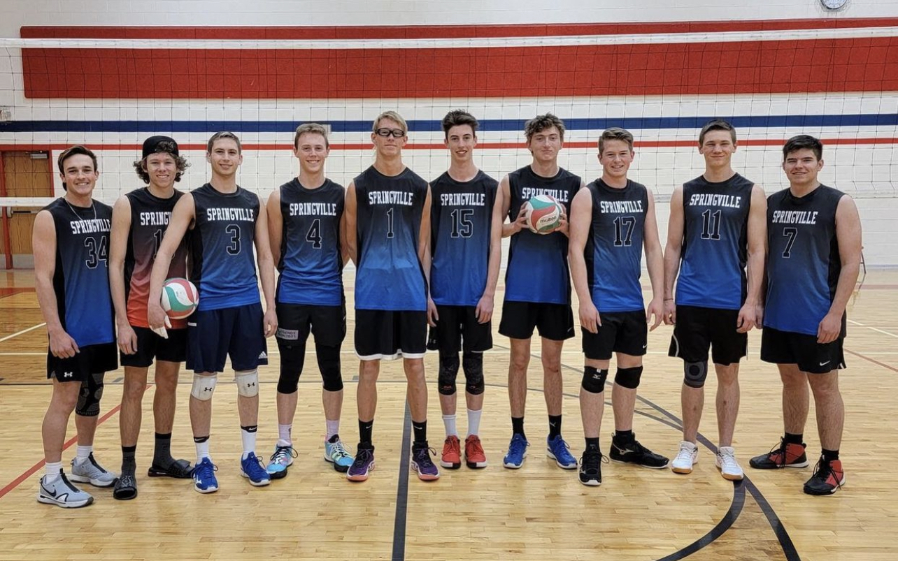 Springville volleyball moment